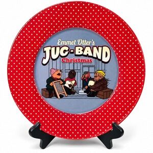 Emmet Otter's Jug-Band Christmas 10" Plate Jim Henson Holiday Collectible Decor
